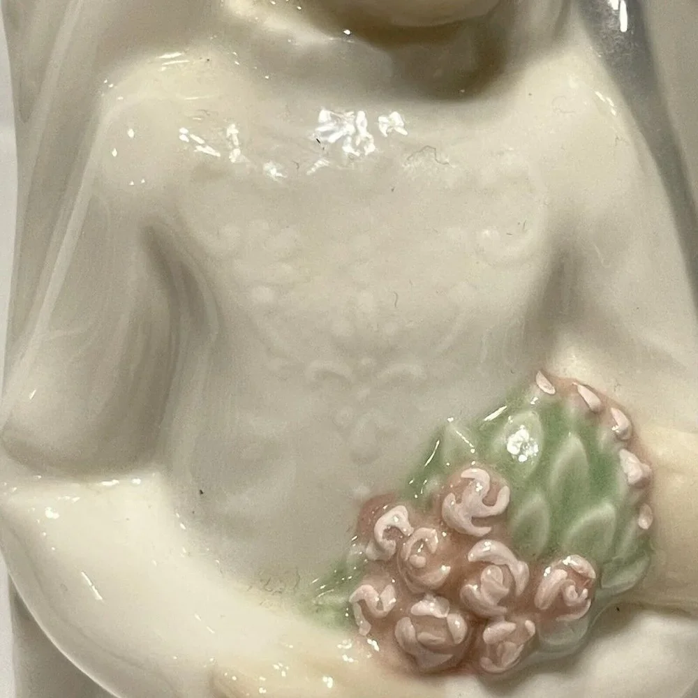 VTG Lladro Bride Groom Husband Wife Figurine 1992 Wedding Cake topper RETIRED